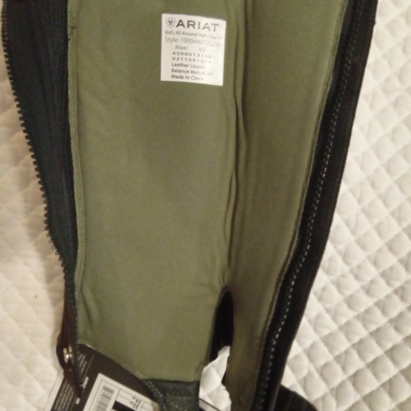 NWT Ariat All Around Half Chaps Kids ST - Picture 5 of 10